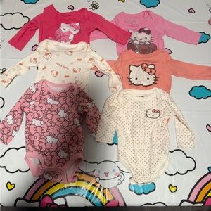 Hello Kitty Pink and Cream Bodysuit Collection